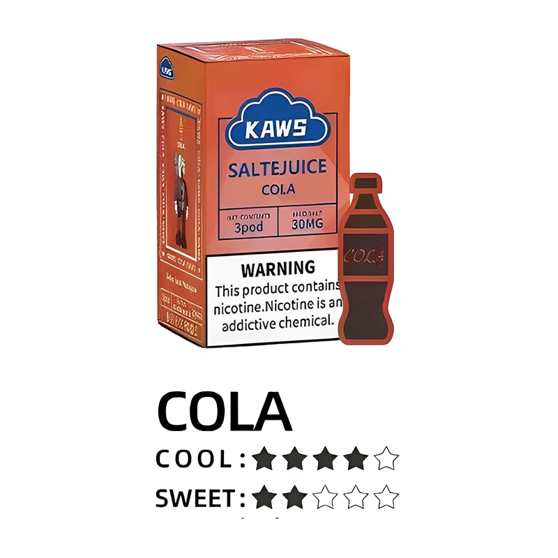 KAWS Flavor Juice Pod 2ml 3pods/pack – Cola