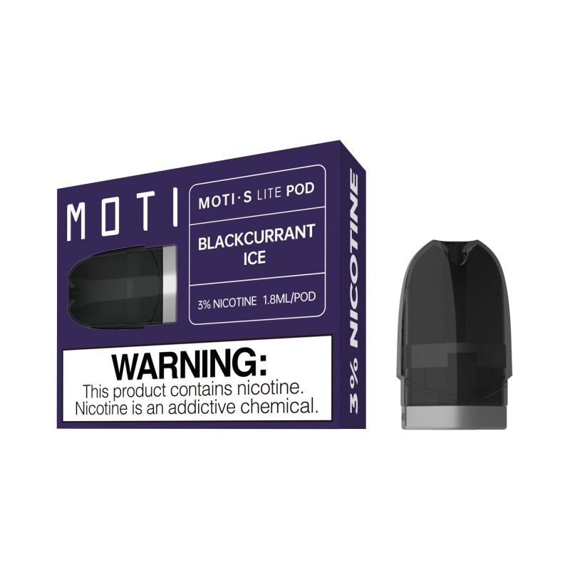 Moti S Lite Replacement Pods 2pcs/Pack – Blackcurrant-ice