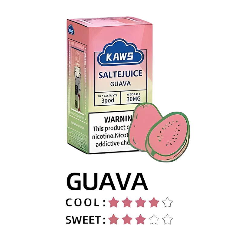 KAWS Flavor Juice Pod 2ml 3pods/pack – Guava