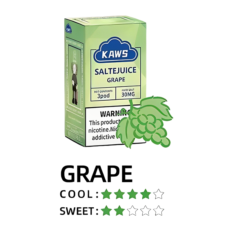 KAWS Flavor Juice Pod 2ml 3pods/pack – Grape