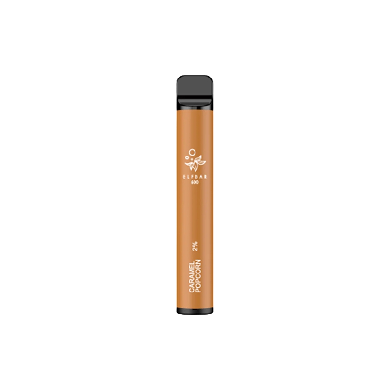 ELF BAR 600 Disposable Caramel Popcorn 600 Puffs 2...