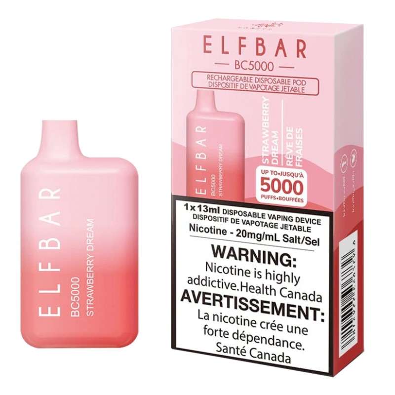 ELF BAR BC5000 Disposable Strawberry Dream 5000 Puffs 650mAh