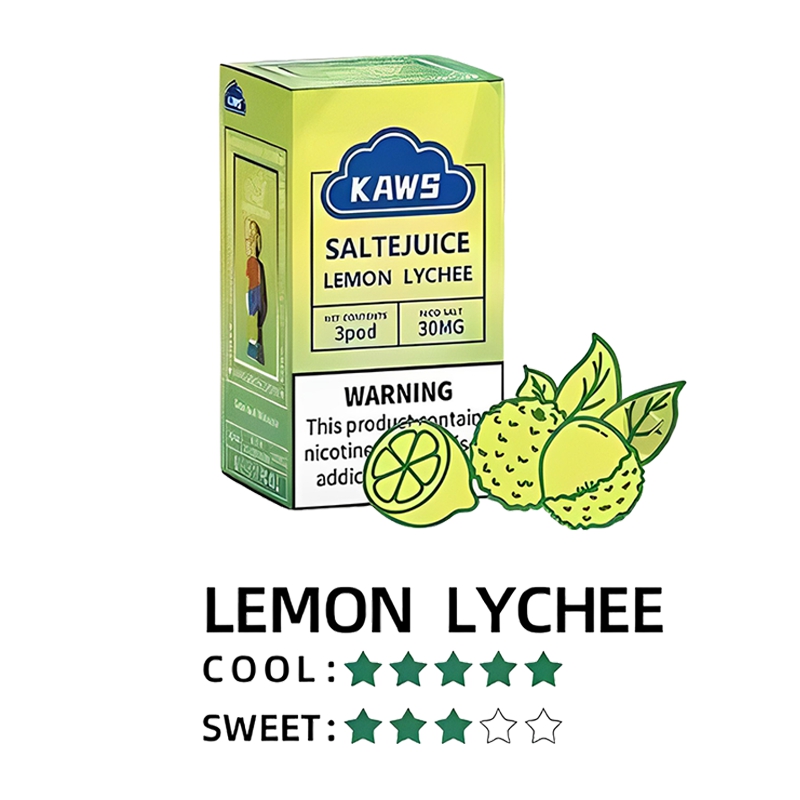 KAWS Flavor Juice Pod 2ml 3pods/pack – Lemon...