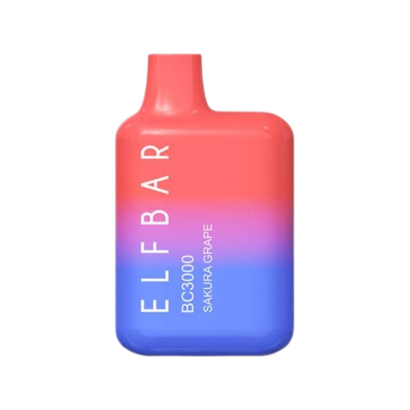 ELF BAR BC3000 Disposable 3000 Puffs Sakura Grape ...