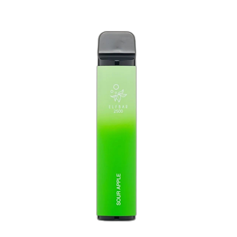 ELF BAR 2500 Disposable Sour Apple 2500 Puffs 1400mAh