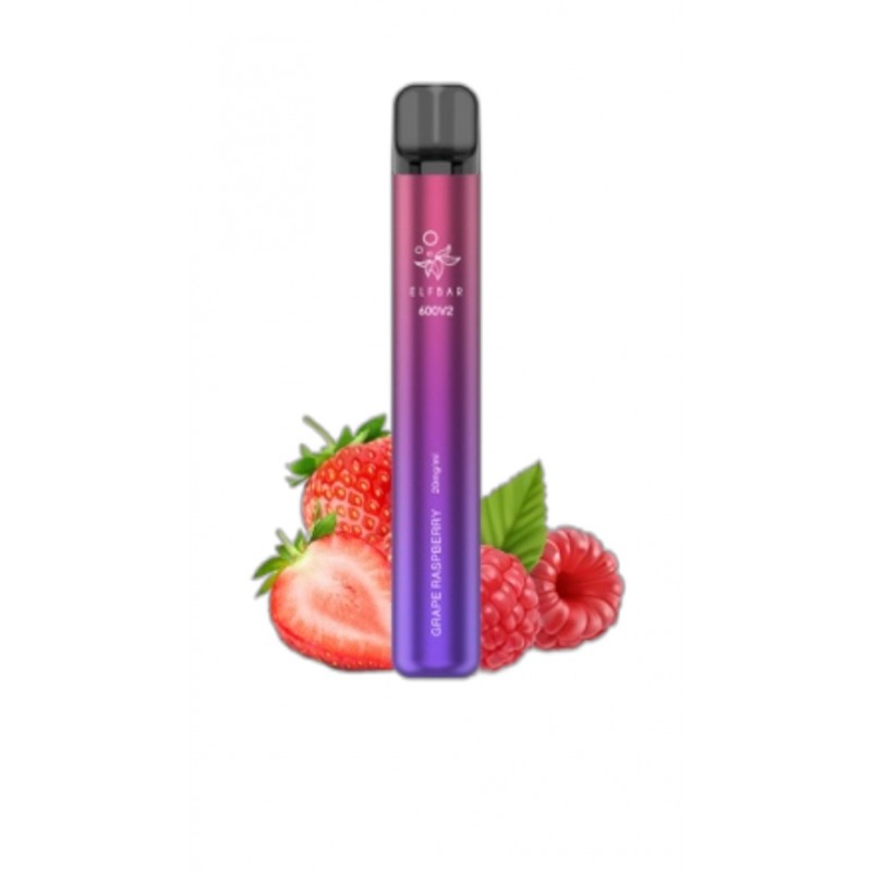 ELF BAR 600V2 Disposable 600 Puffs Grape Raspberry