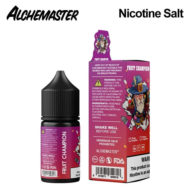 Alchemaster Nicotine Salt E-liquid # Fruit Champion