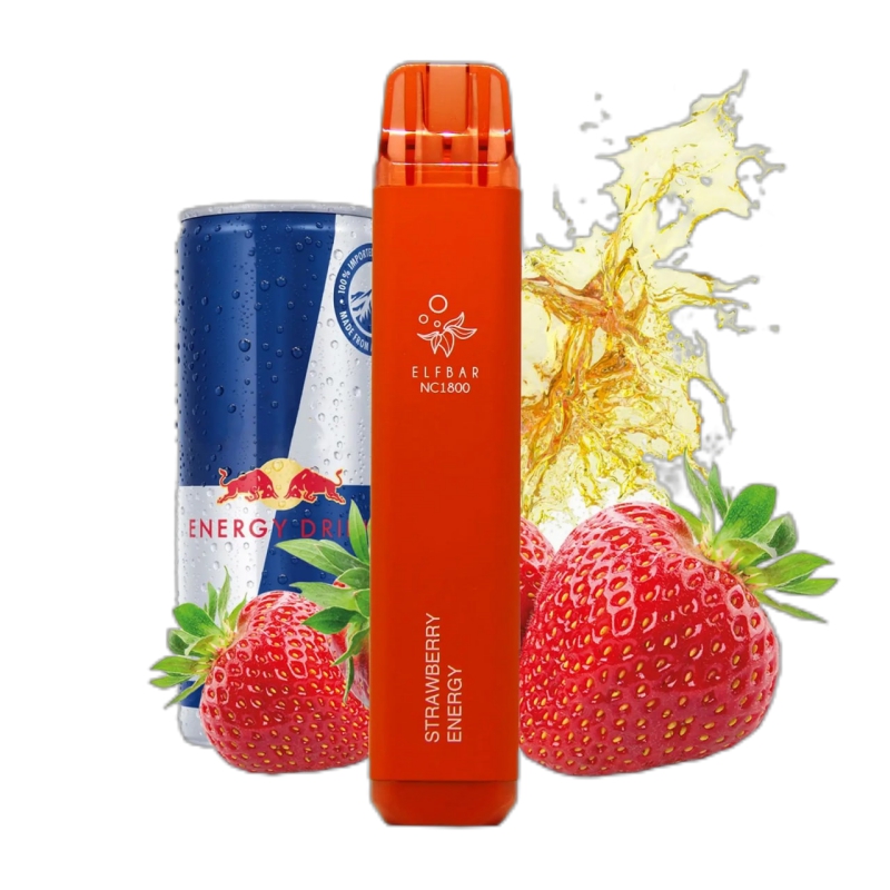 ELF BAR NC1800 Disposable Strawberry Energy 1800 Puffs 6ml