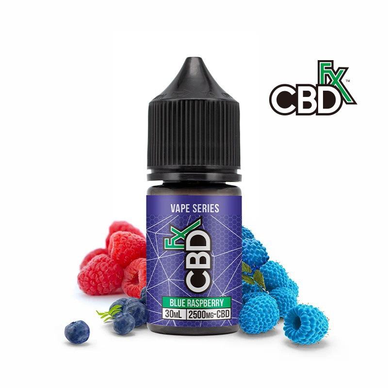 CBDfx Vape Series CBD Atomizing Oil Blue Raspberry 30ml