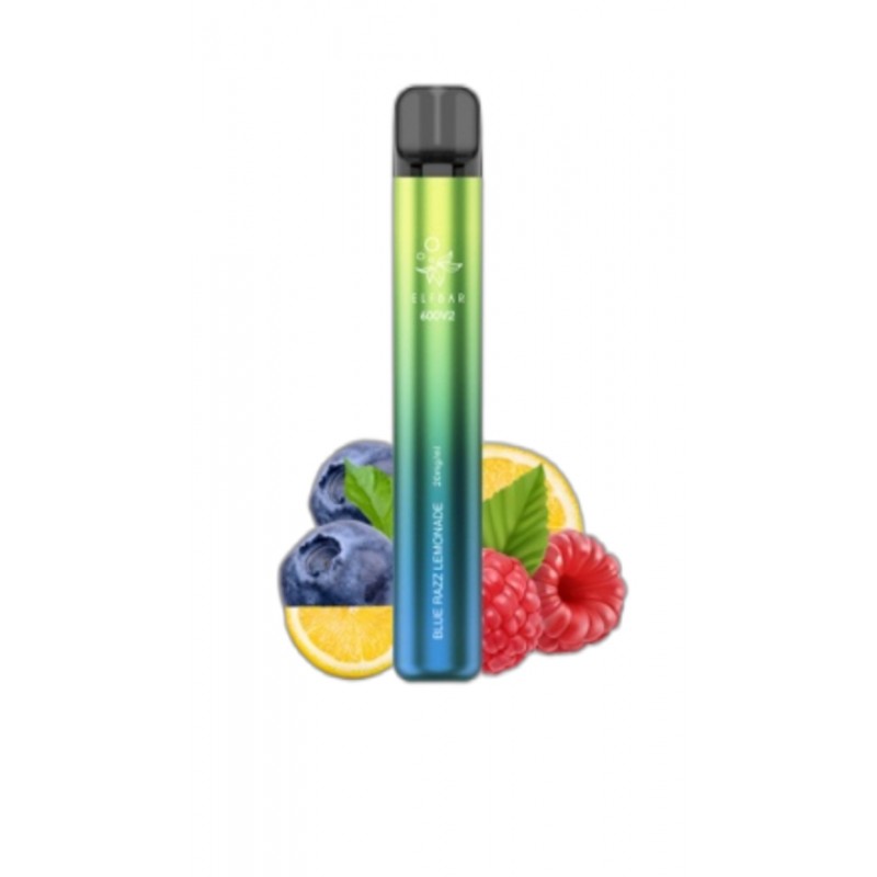 ELF BAR 600V2 Disposable 600 Puffs Blue Razz Lemon...