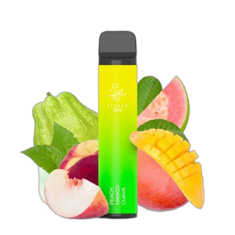 ELF BAR 3500 Disposable Peach Mango Guava 3500 Puf...