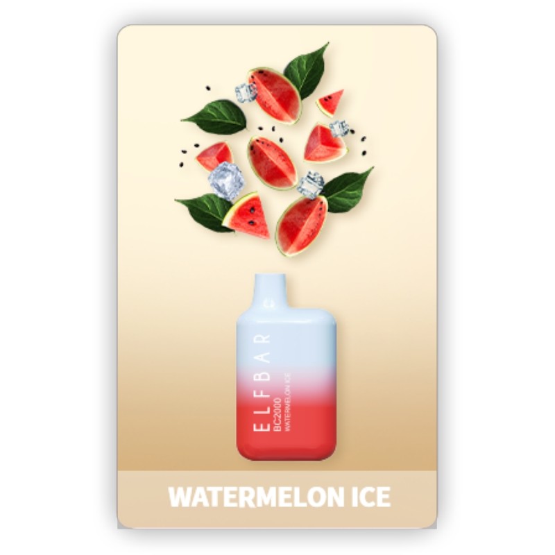 ELF BAR BC2000 Disposable Watermelon Ice 2000 Puff...